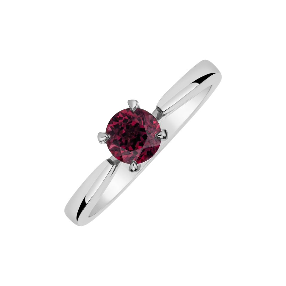 Prsteň s granátom a diamantmi Clotilde