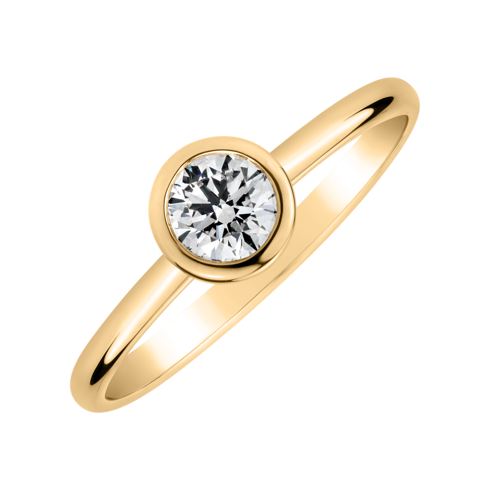 Prsteň s diamantom Light