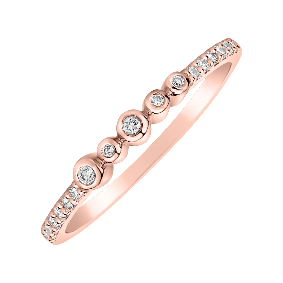 Prsteň s diamantmi Galaxy Princess