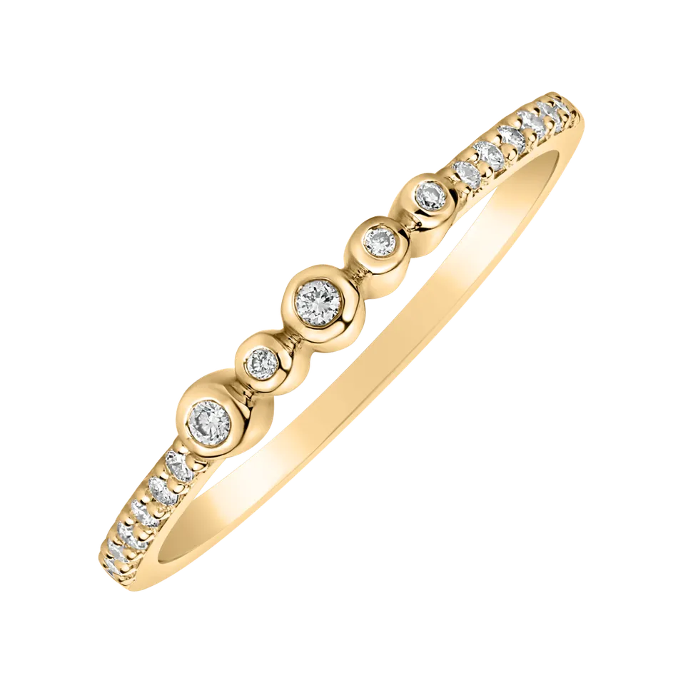 Prsteň s diamantmi Galaxy Princess