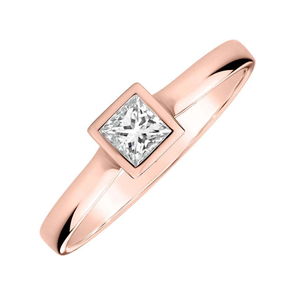 Prsteň s diamantom Brilliant Glow