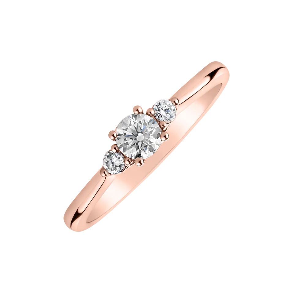 Prsteň s diamantmi Love Spark