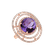 Prsteň s ametystom a diamantmi Purple Planet2
