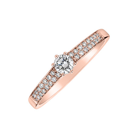 Prsteň s diamantmi Sparkling Romance