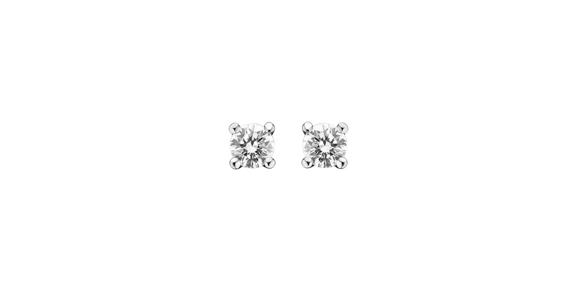 Náušnice s diamantom Essential Shine