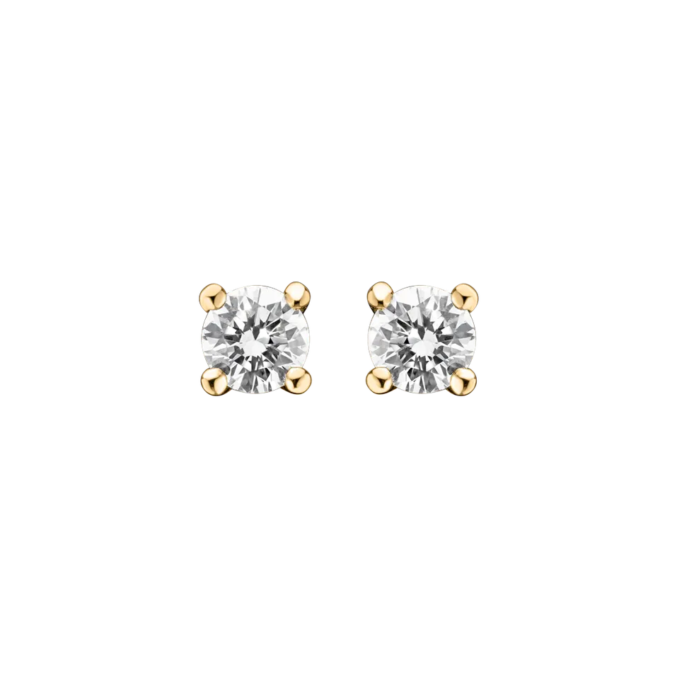 Náušnice s diamantom Essential Shine
