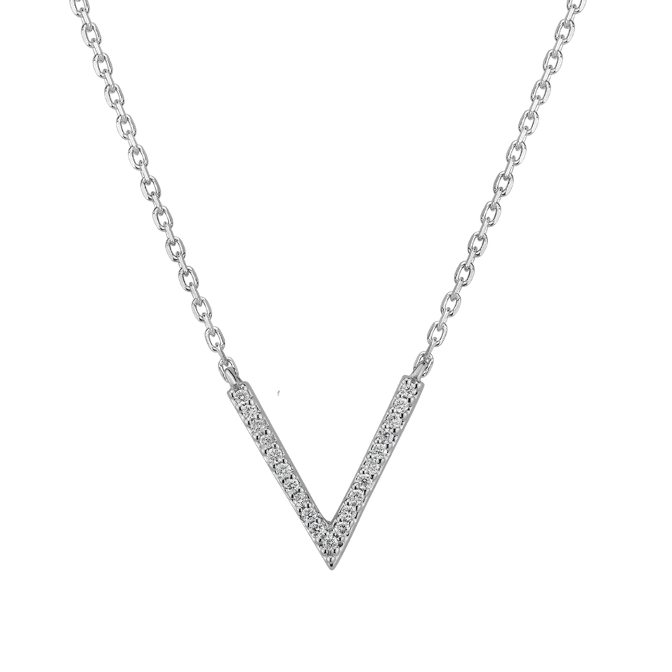 Náhrdelník s diamantmi Velvet Beauty
