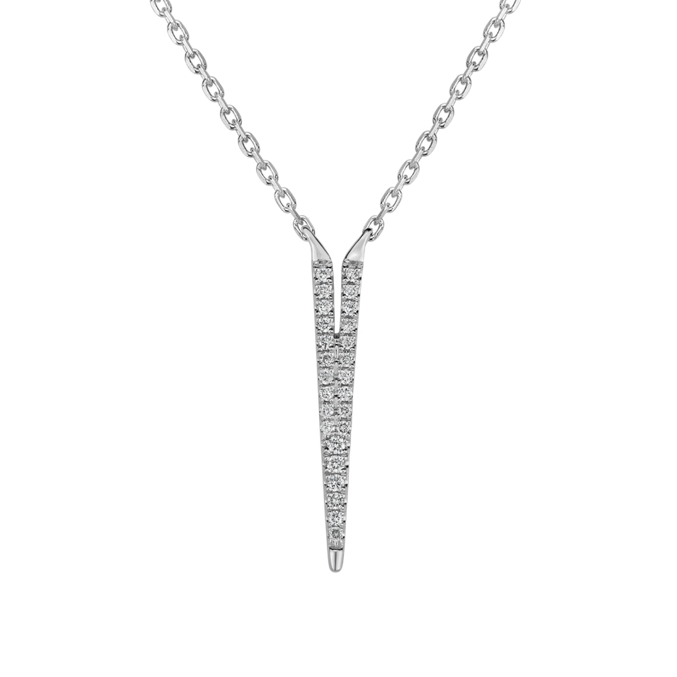 Náhrdelník s diamantmi Broken Glamour