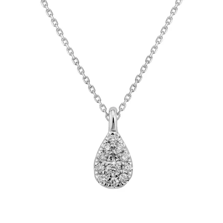 Náhrdelník s diamantmi Diamond Tear