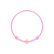 Detský diamantový náramok so šnúrkou Circle Letter N2