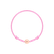 Detský diamantový náramok so šnúrkou Circle Letter O2