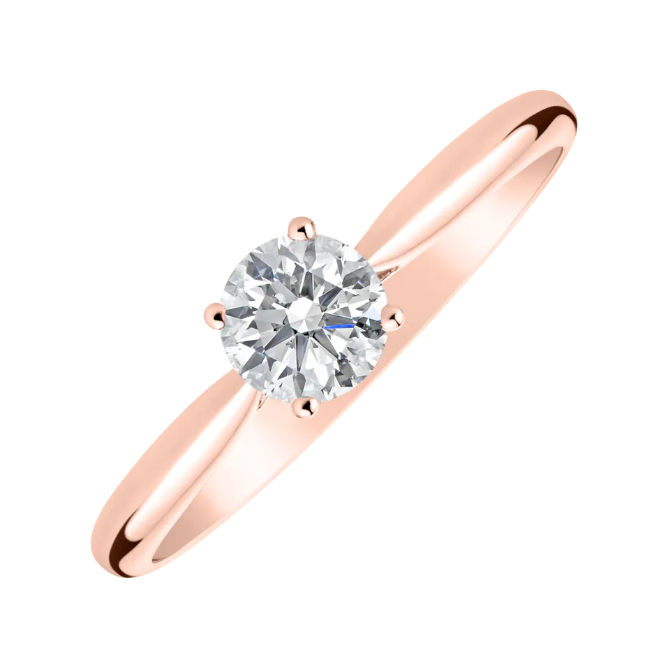 Prsteň s diamantom Made with Love