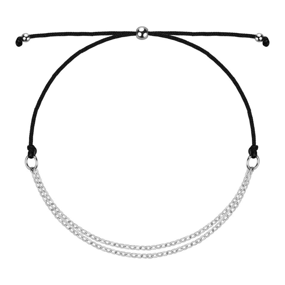Dámsky náramok so šnúrkou Sparkling Chain