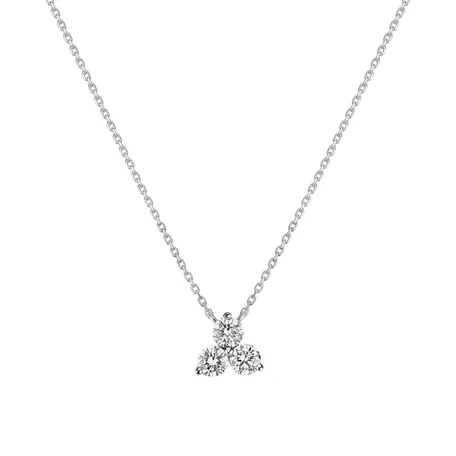 Náhrdelník s diamantmi Sparkling Trefoil