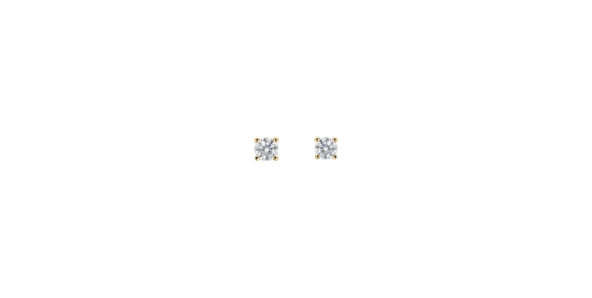 Náušnice s diamantom Essential Shine
