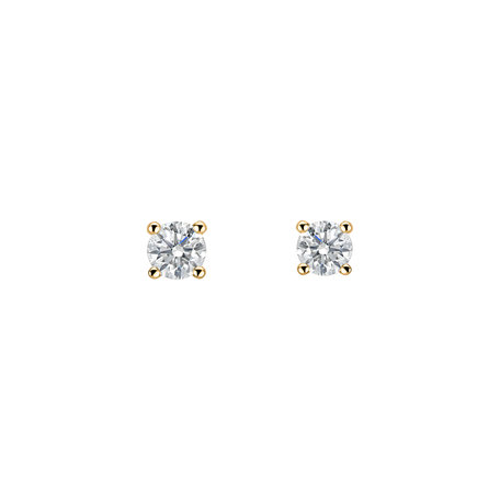 Náušnice s diamantom Essential Shine