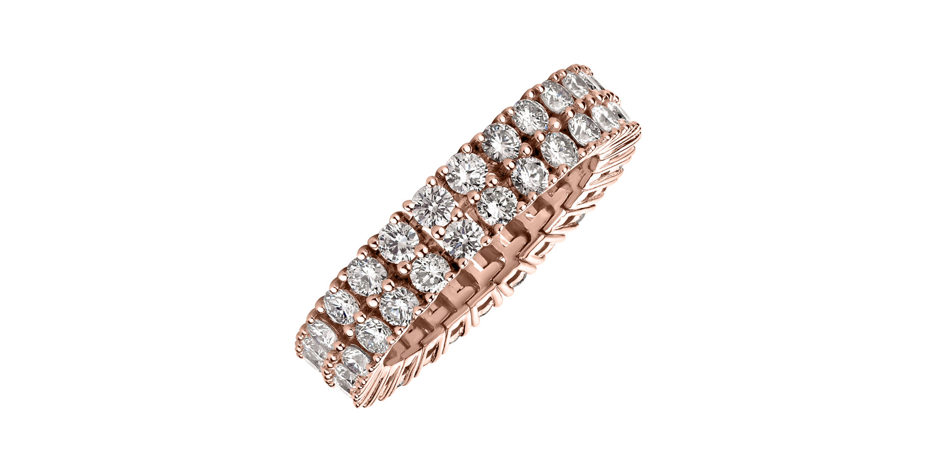 Prsteň s diamantmi Forever Shine