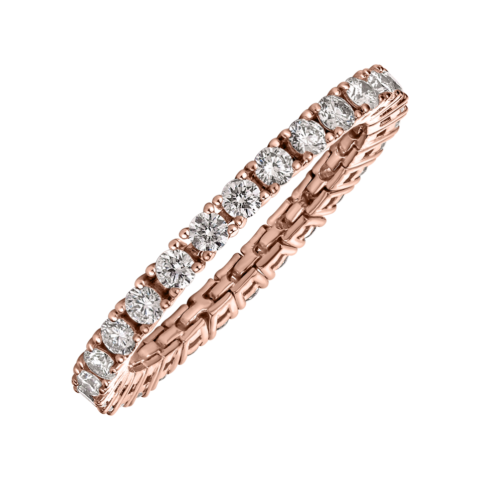 Prsteň s diamantmi Forever Shine