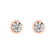 Náušnice s diamantom Shiny Dots2