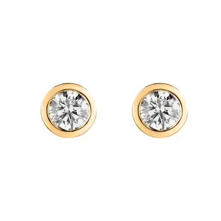 Náušnice s diamantom Shiny Dots