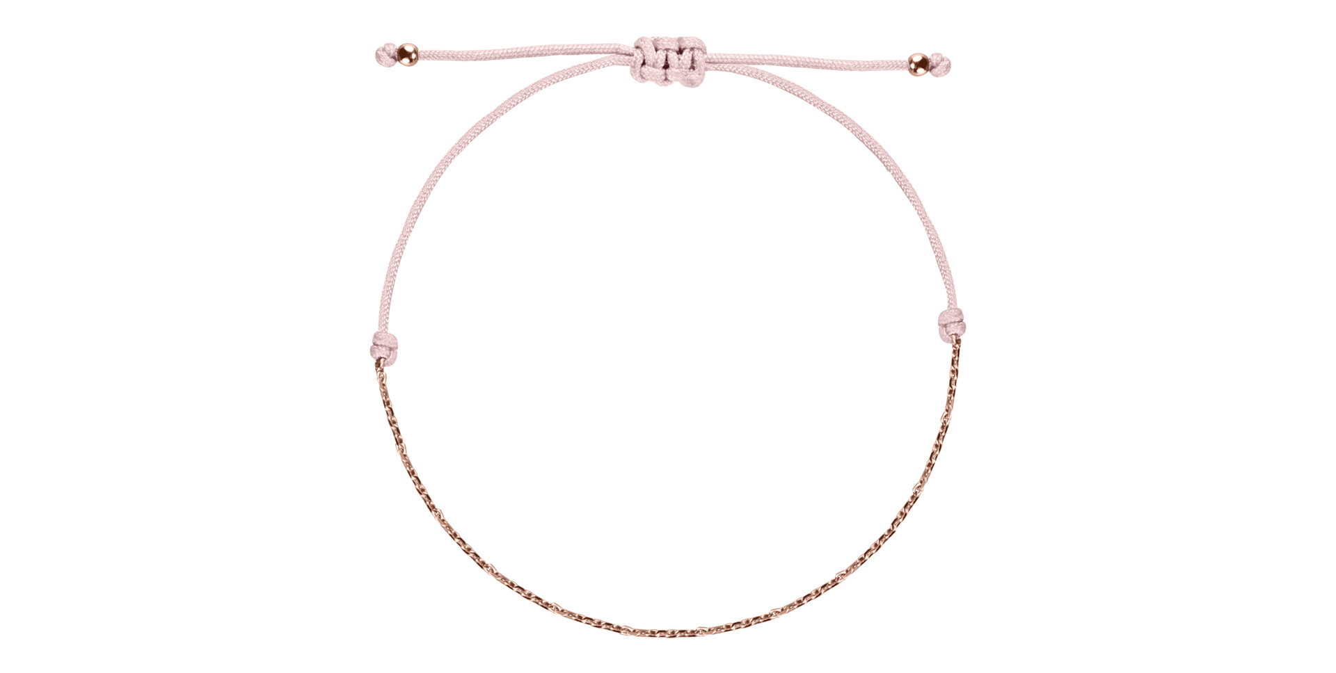 Dámsky náramok so šnúrkou Shiny Chain