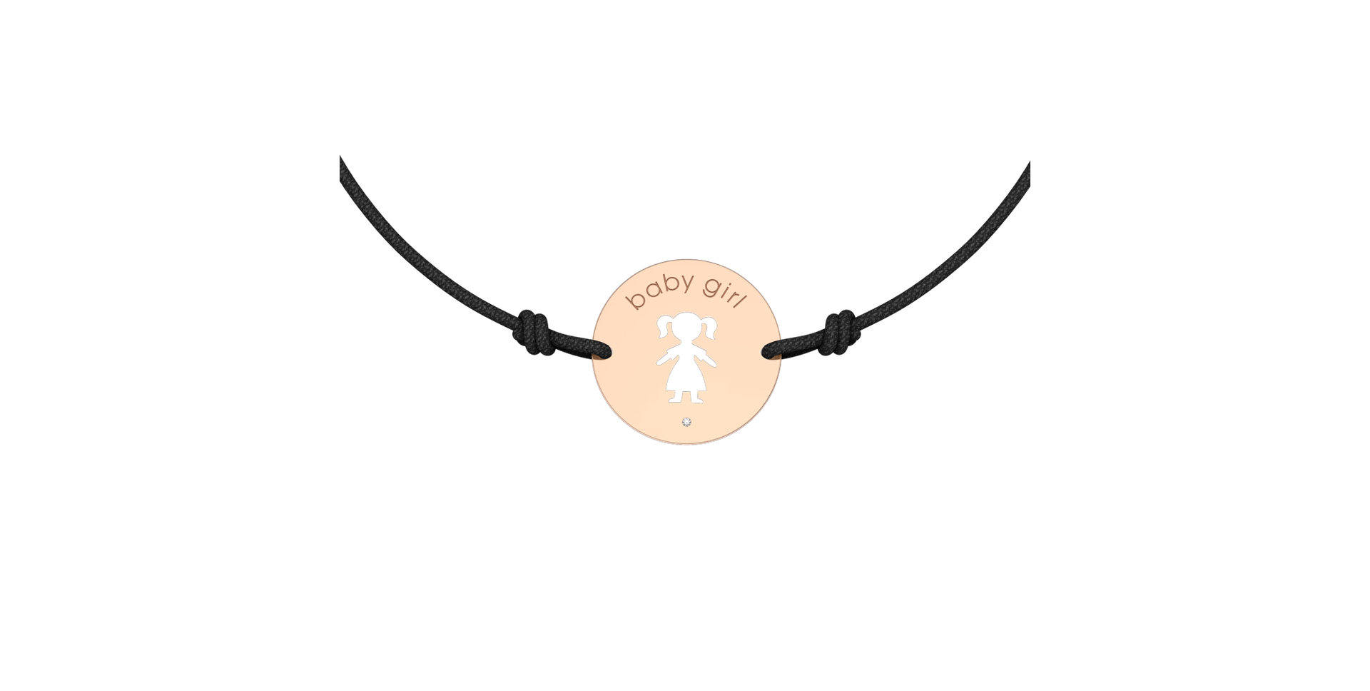 Náramok s diamantom Baby Girl