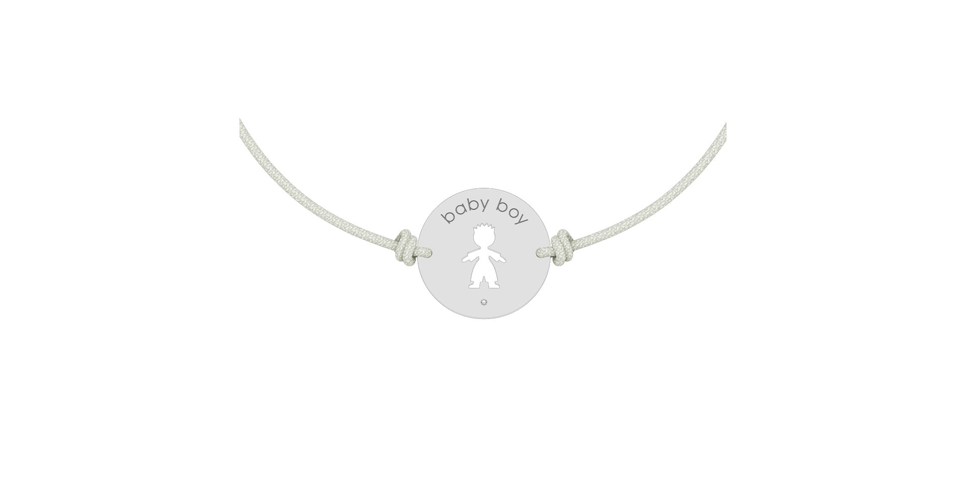 Náramok s diamantom Baby Boy