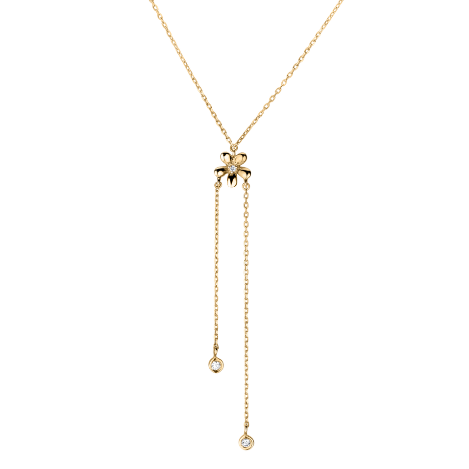 Náhrdelník s diamantmi Bloom Waterfall
