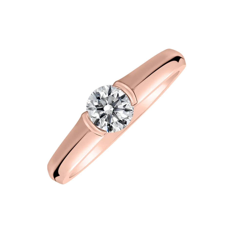 Prsteň s diamantom Brilliant Love