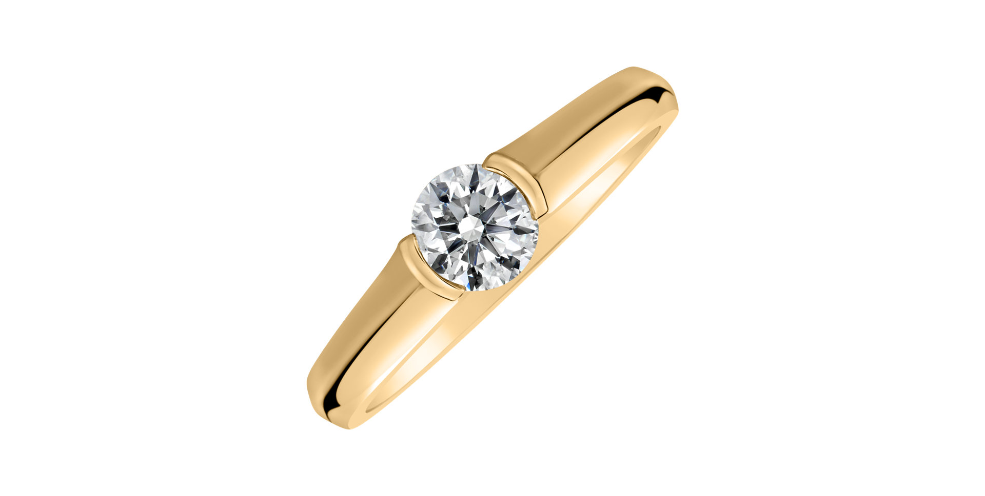 Prsteň s diamantom Brilliant Love