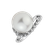 Prsteň s perlou a diamantmi Sea Etude2