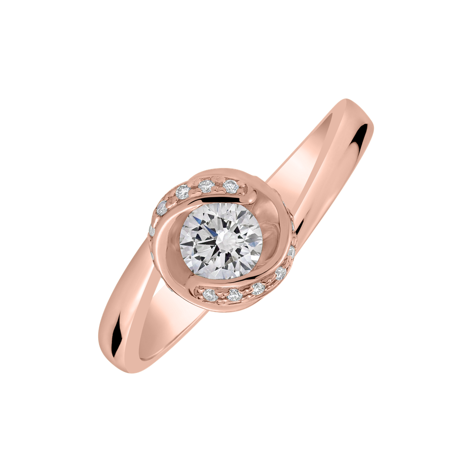 Prsteň s diamantmi Nynette