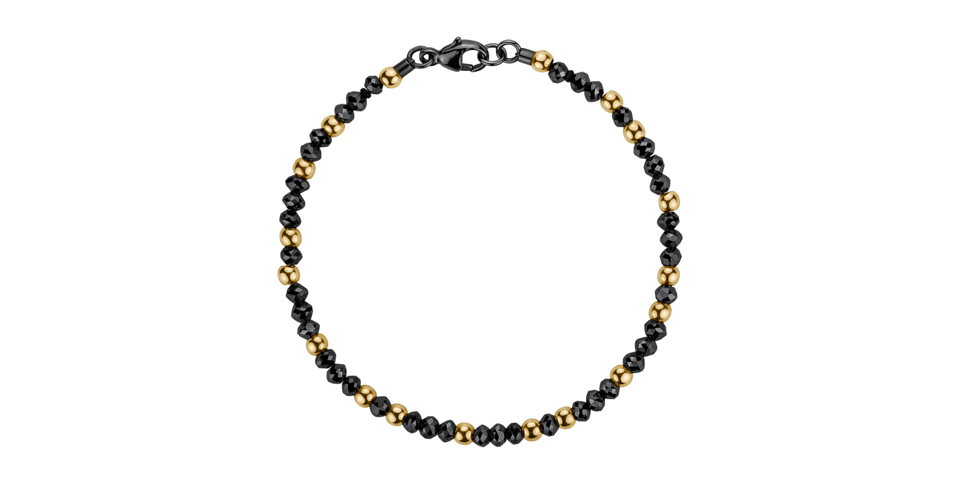 Náramok s čiernymi diamantmi Black Eminence