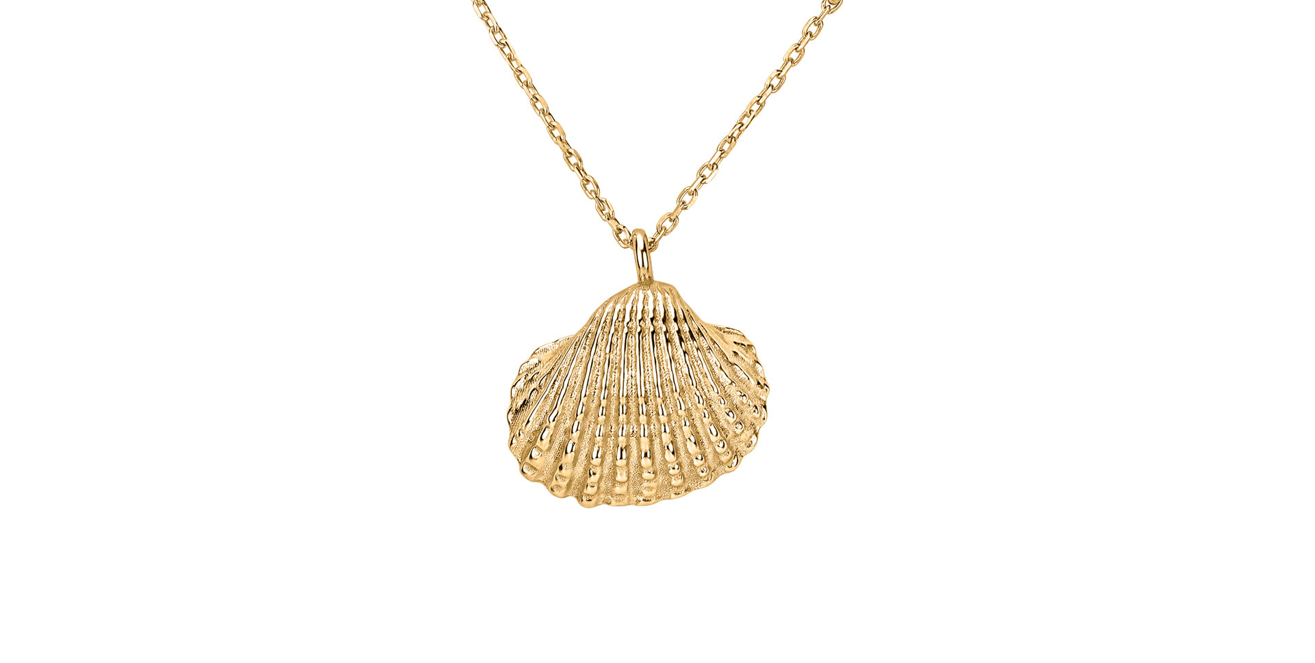 Náhrdelník s diamantom Luxury Clam