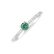 Prsteň so smaragdom a diamantmi Gem Simplicity2