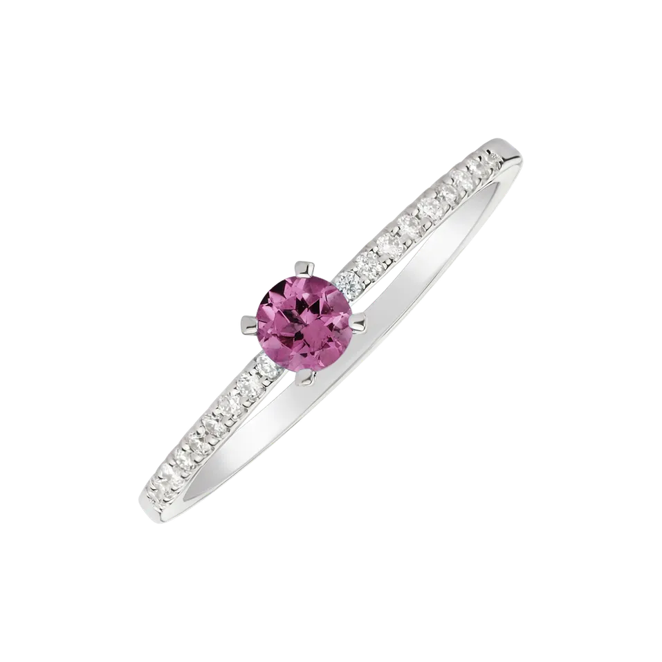 Prsteň s zafírom a diamantmi Gem Simplicity
