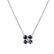 Náhrdelník s diamantom a zafírmi Divine Bloom2