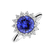 Prsteň s tanzanitom a diamantmi Stellar Sun2