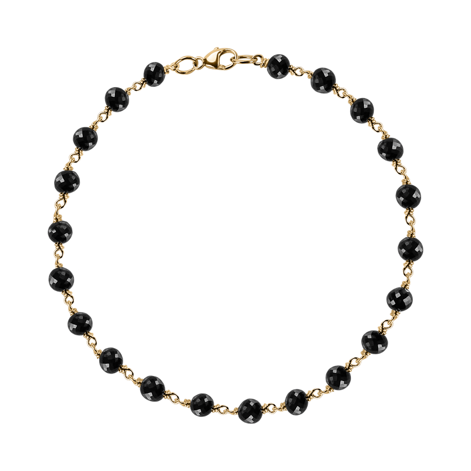 Náramok s čiernymi diamantmi Dark Melody