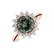 Prsteň s turmalínom a diamantmi Stellar Sun2