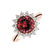 Prsteň s turmalínom a diamantmi Stellar Sun2