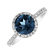 Prsteň s diamantmi a topásom london Sparkly Bonbon2