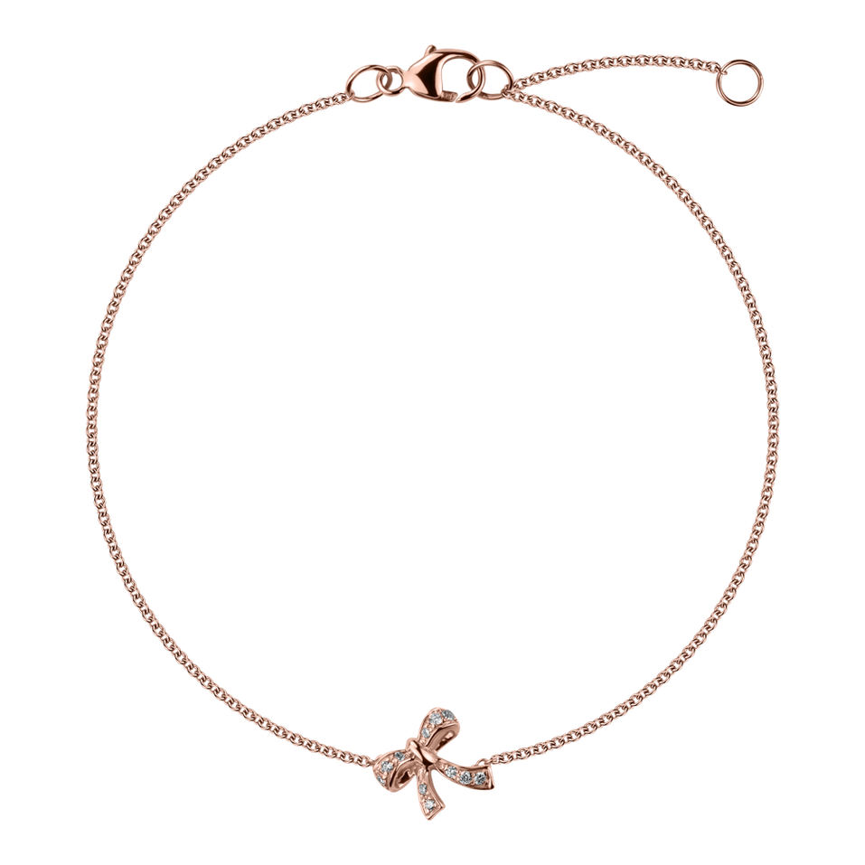 Náramok s diamantmi Shiny Bow