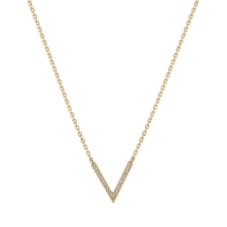 Náhrdelník s diamantmi Velvet Beauty