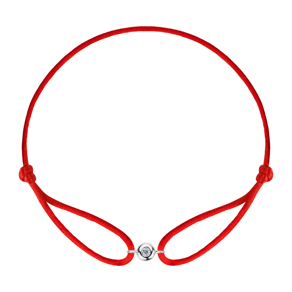 Diamantový náramok so šnúrkou Drop