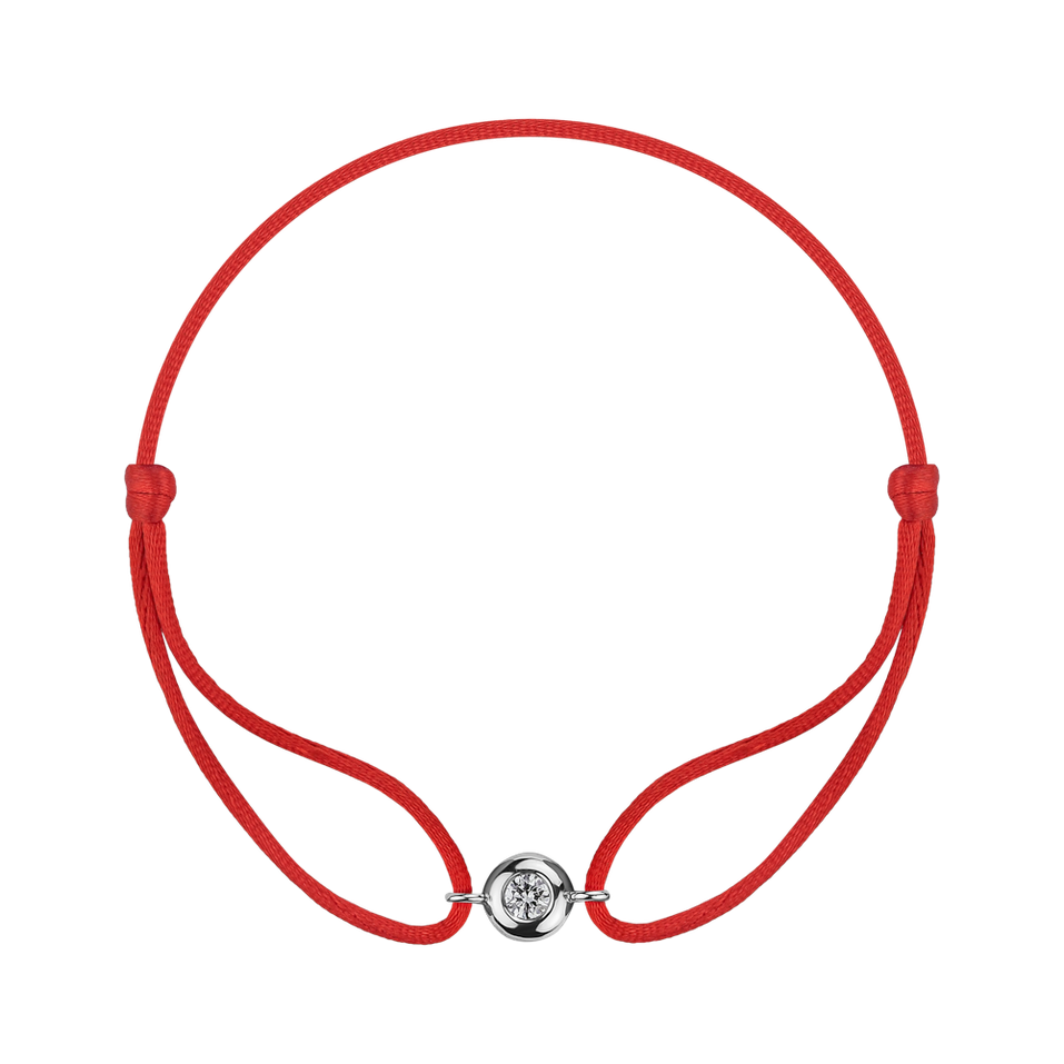 Diamantový náramok so šnúrkou Drop