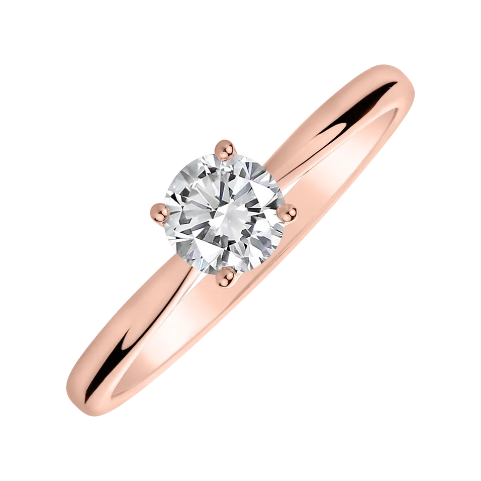 Prsteň s diamantom Lovely Beauty