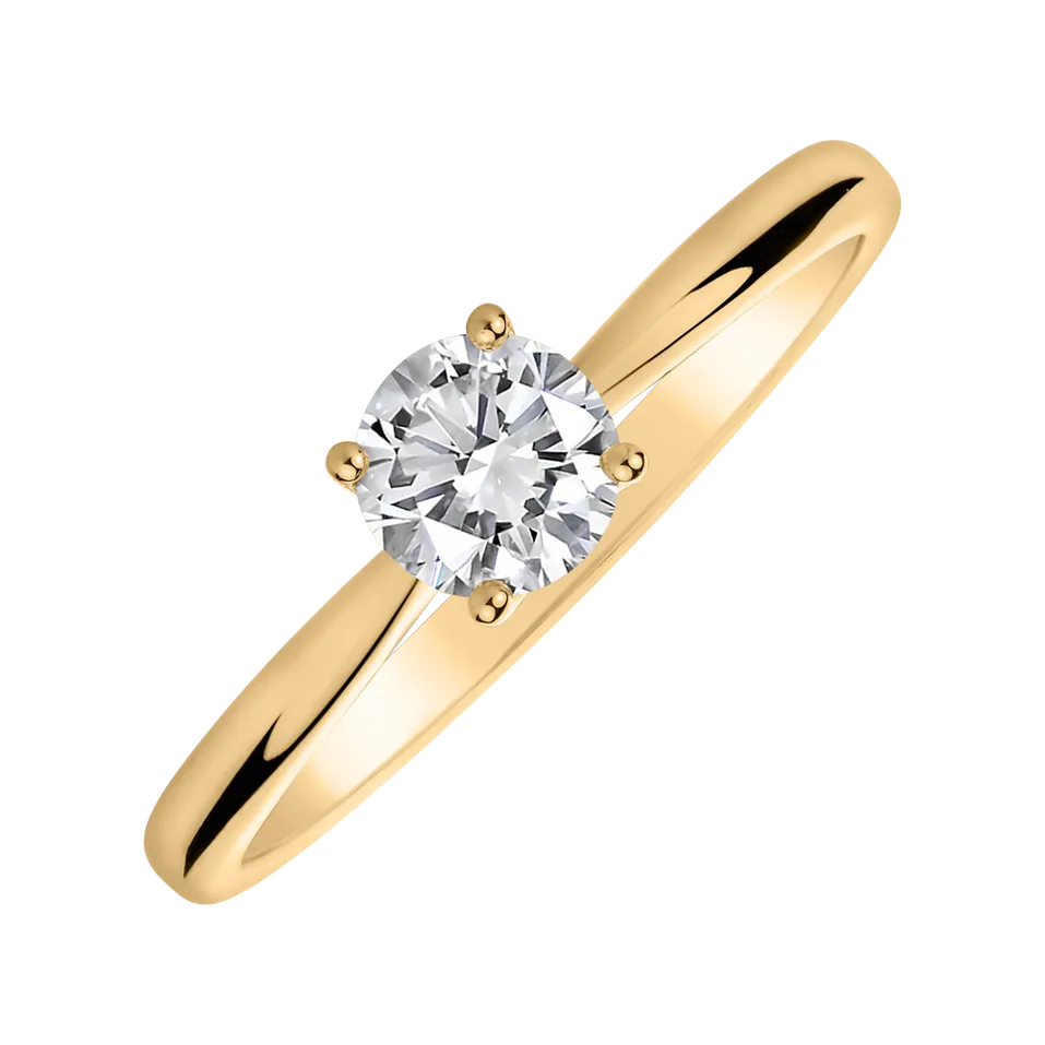 Prsteň s diamantom Lovely Beauty