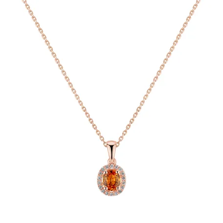 Přívěsok so zafírom a diamantmi Royal Love