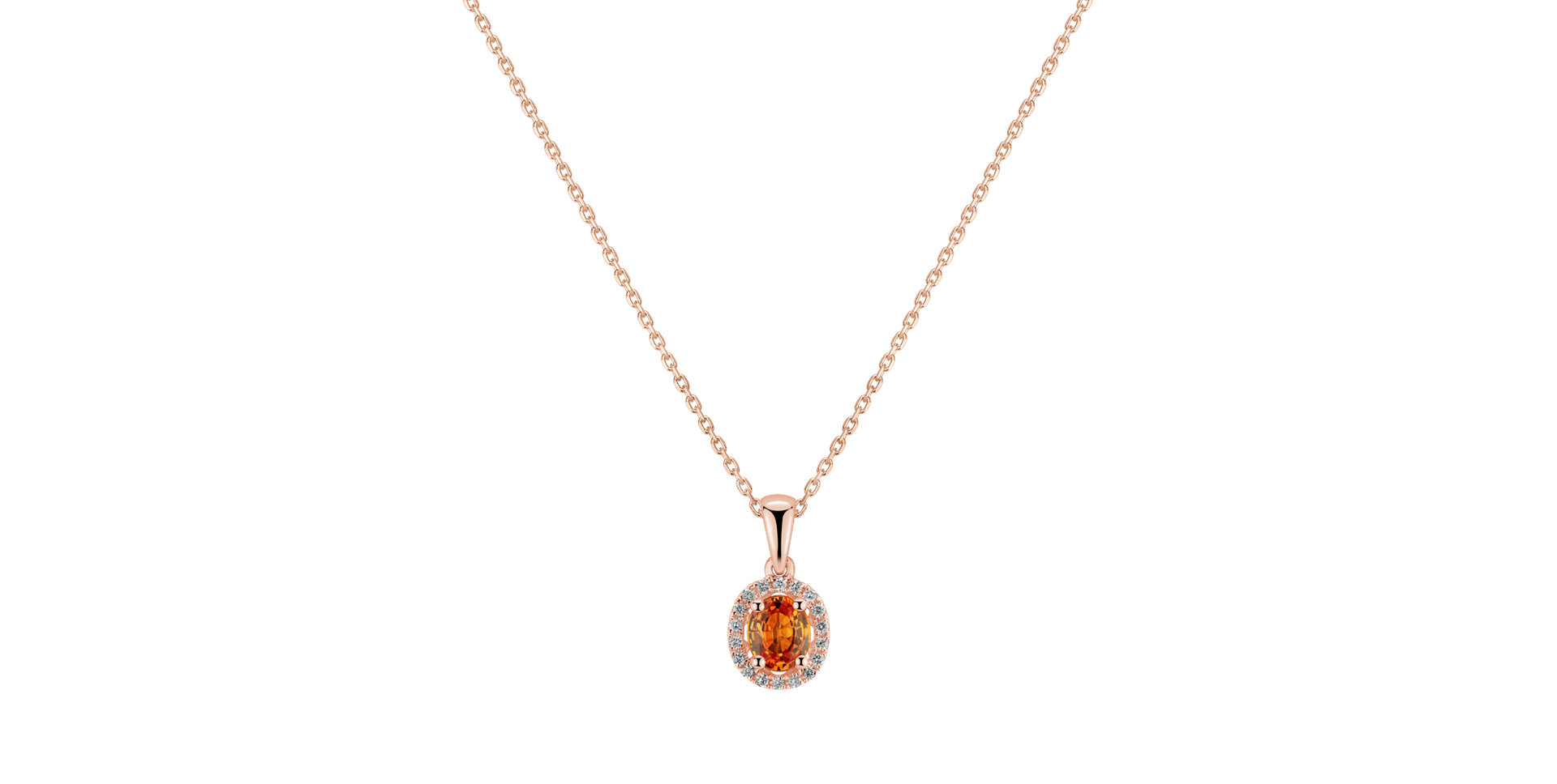 Prívesok so zafírom a diamantmi Sapphire Princess